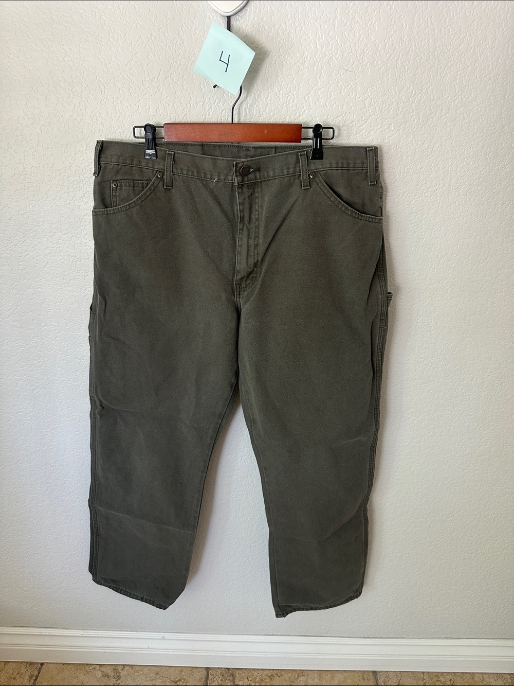 Dickies Olive Cargo Work Pants